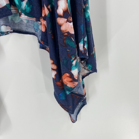 Vera Wang Simply Vera hi low skirt circle style multi print large - Picture 6 of 13